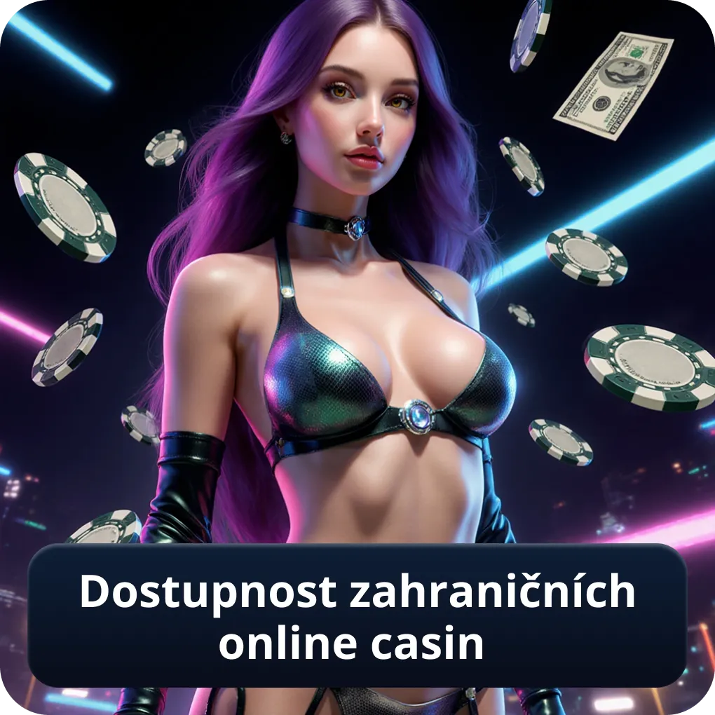 Dostupnost zahraničních online casin