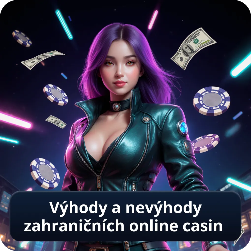 Výhody a nevýhody zahraničních online casin